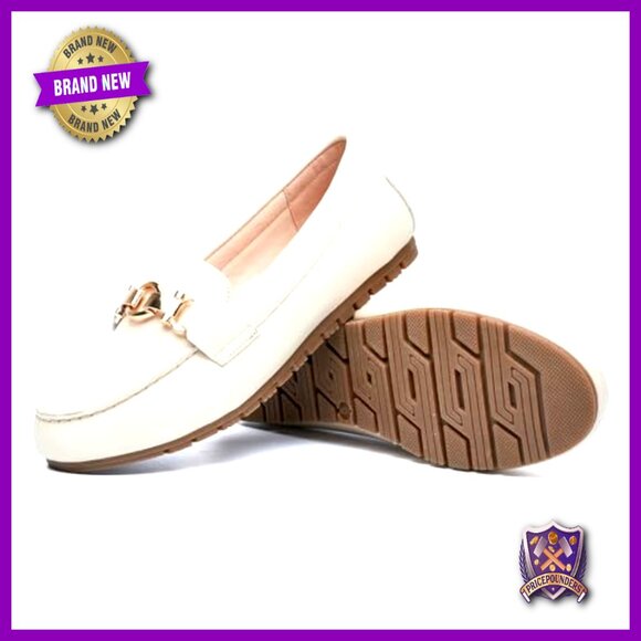 Women's Loafers Slip-On Work Flats Comfortable Lightweight Business Casual Shoes - Picture 5 of 7